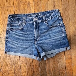 American Eagle Outfitters Women's Blue Denim Shorts
